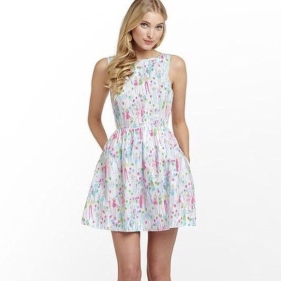 Lily Pulitzer Dresses & Skirts - RARE Lilly Pulitzer Sandrine Balloon Pop Print Dress Size 2